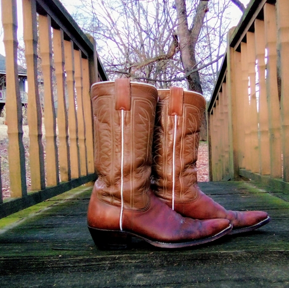 Vintage Shorty Justin cowboy boots - Picture 2 of 9
